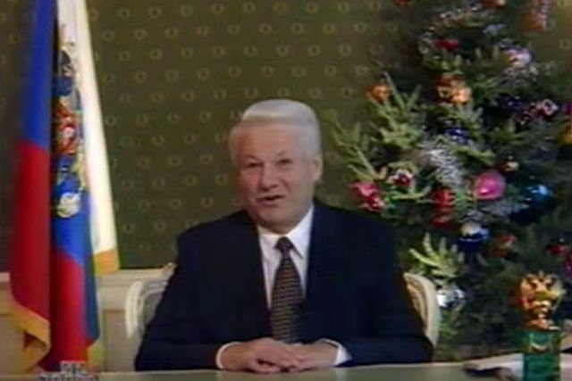 Новогоднее Поздравление Ельцина И Задорнов