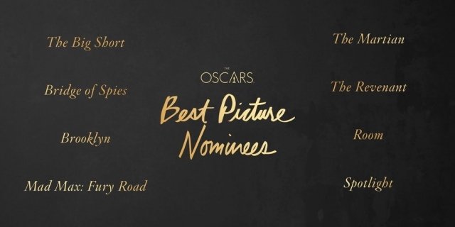Объявлены номинанты на «Оскар-2016»