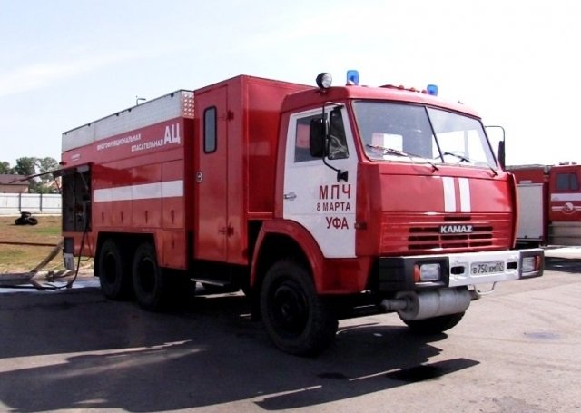 Уфимец изобрел новую пожарную машину для тушения огня водяной пылью