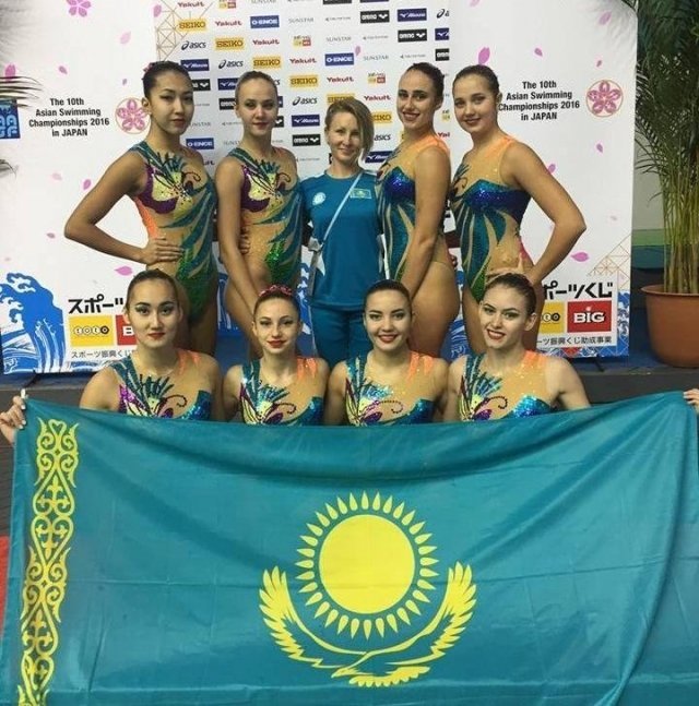 Казахстанские синхронистки вернулись с 5 медалями чемпионата Азии