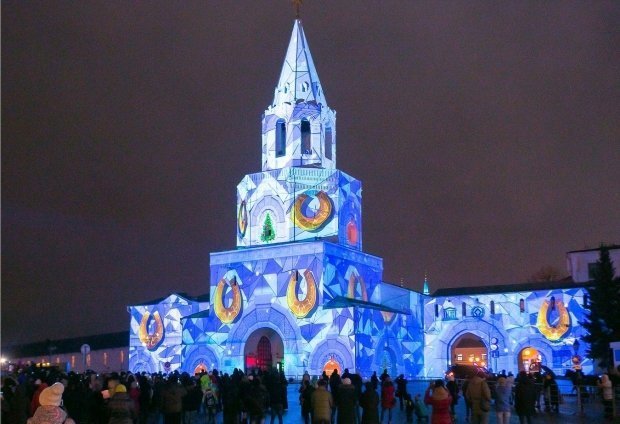 На Спасской башне Казанского Кремля покажут инсталляционное шоу
