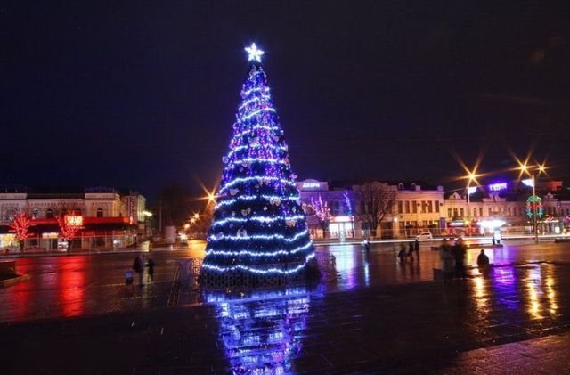 Новый год в Крыму, Симферополь