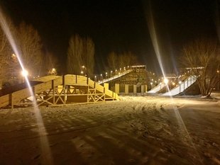 Открылись "Русские горки" в Центральном парке в Тольятти