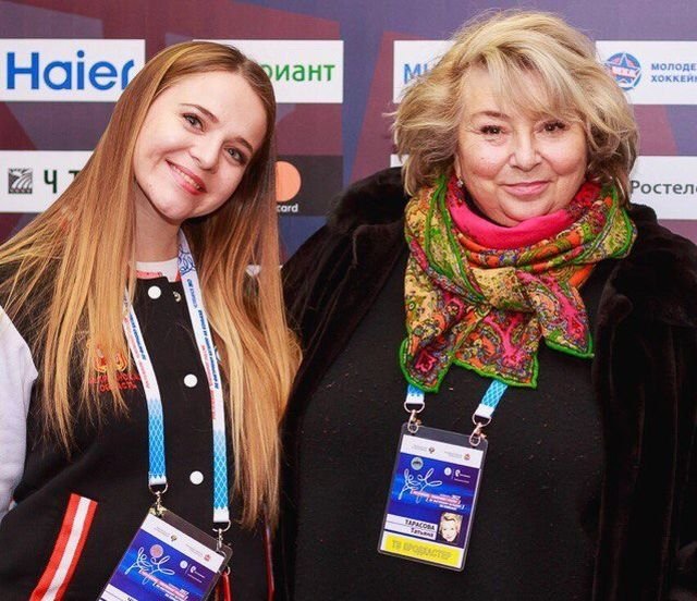Спортивный волонтёр Ирина Чиркова и Татьяна Тарасова.