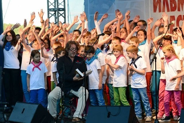 Олег Митяев на Ильменском фестивале (Ильменке).