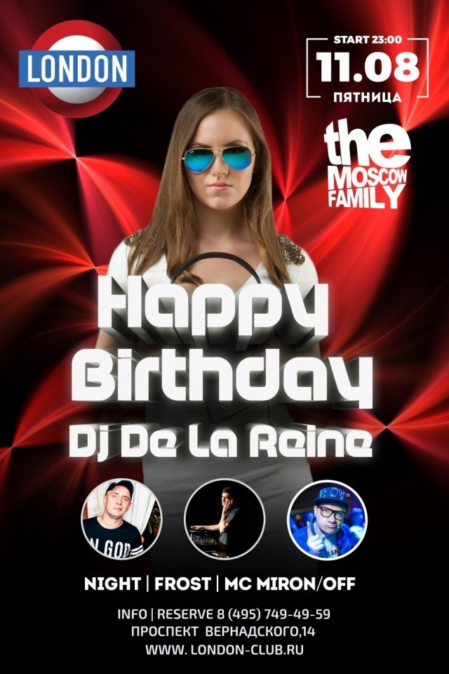 Happy Birthday DJ De La Reine
