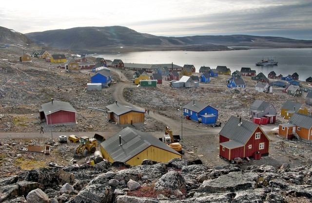 Поселок в Гренландии