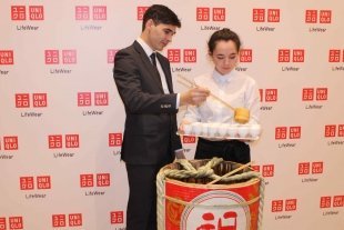 Открытие магазина японского бренда Uniqlo в ТРЦ Мега