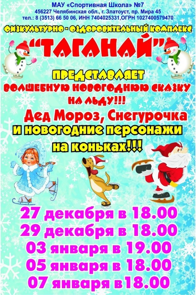 Новогодняя сказка на льду