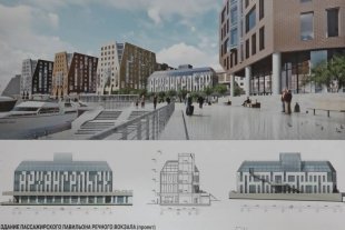 В Архангельске строится новый речной вокзал