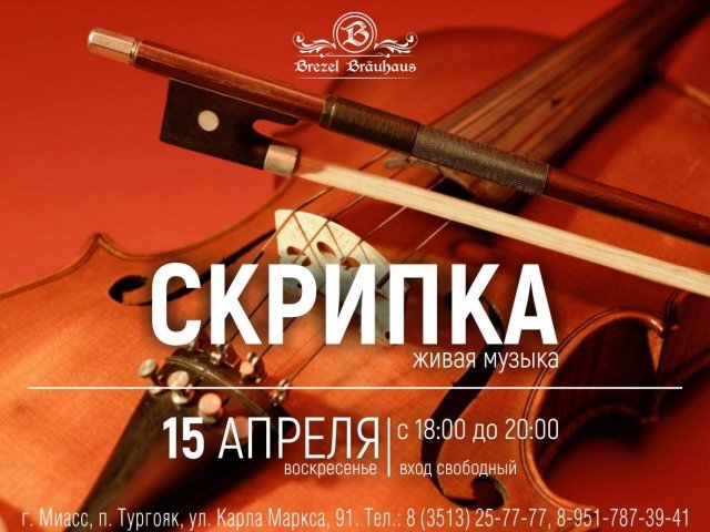 ВЕЧЕР ЖИВОЙ МУЗЫКИ! / Скрипка