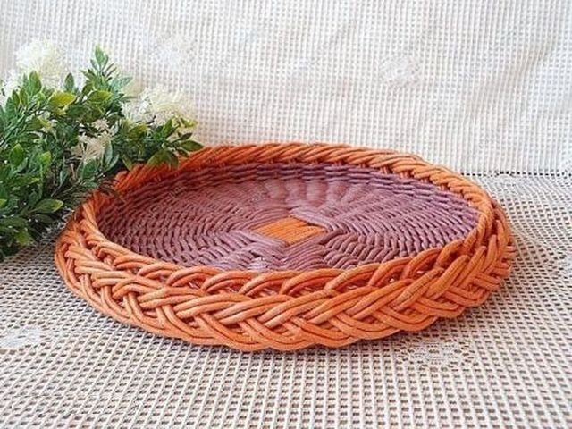 Мастер-класс по плетению из бумажной лозы