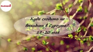 Куда сходить на выходных в Сургуте: 19-20 мая