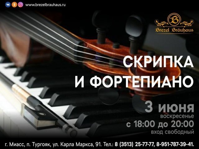 Вечер живой музыки / Скрипка и фортепиано