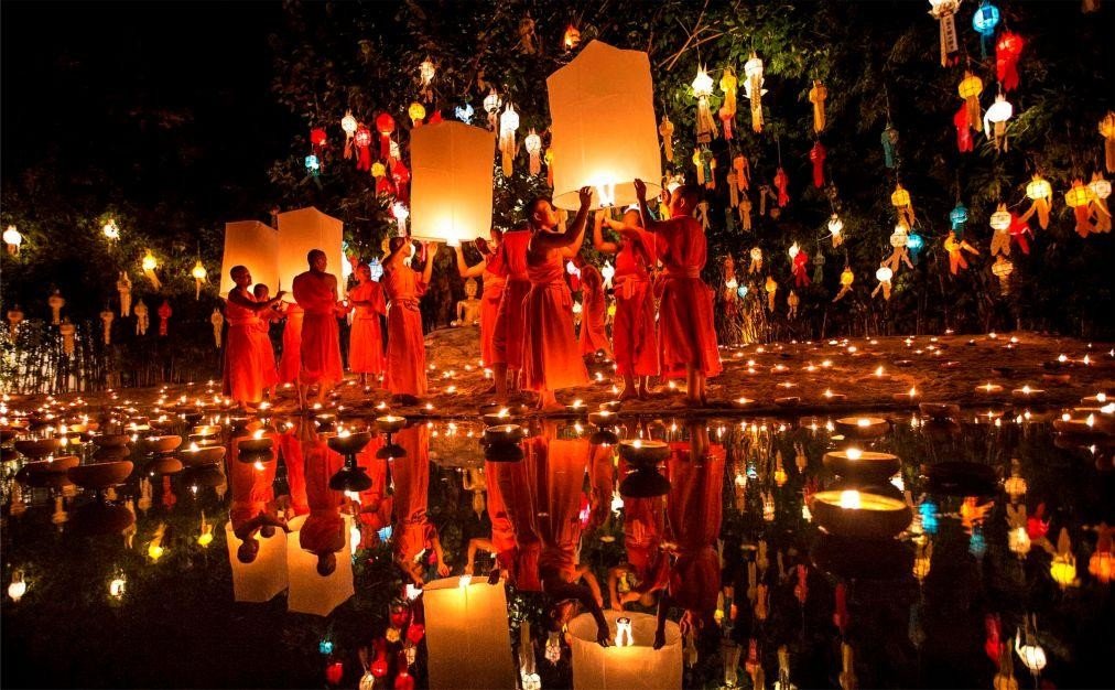 Фестиваль небесных фонариков Йи Пенг, Таиланд, Чиангмай