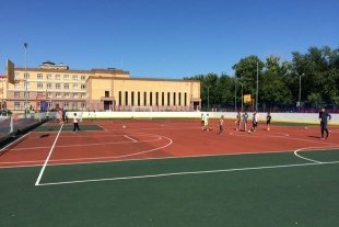 В «Солнечном городе» появилась первая универсальная спортивная площадка