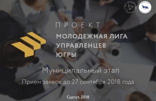 Администрация Сургута принимает заявки на участие в проекте «Молодежная лига управленцев Югры»