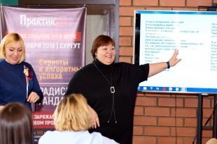 В Сургуте состоялся деловой завтрак с Оксаной и Евгенией Черняйкиными/ ФОТОГАЛЕРЕЯ