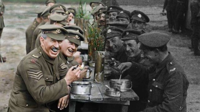 Питер Джексон показал кадры документального фильма о Первой мировой войне в цвете