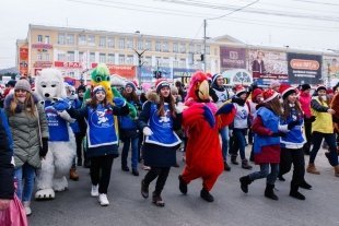 Фотографии с парада Дедов Морозов в Златоусте 