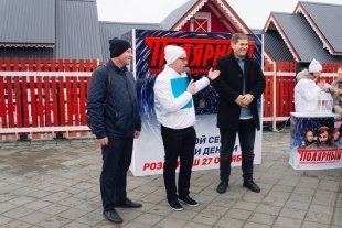В Казани был установлен сейф в поддержку нового сериала на телеканале ТНТ – «Полярный»