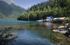 Голубое озеро, Верхняя Балкария и Аушигер