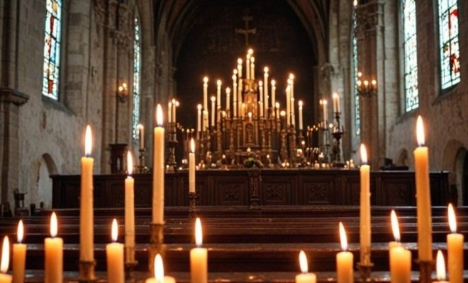 Шедевры мирового органа при свечах в величественном соборе