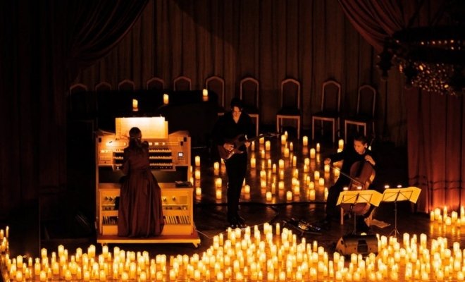 Мировые рок-хиты при свечах