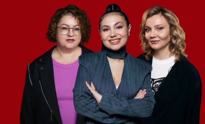 Ольга Егорчева, Светлана Кудинова и Амалия Гридина