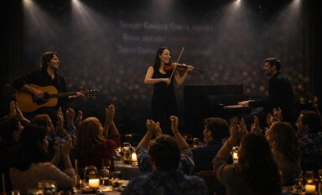 Хоровое караоке с живой музыкой