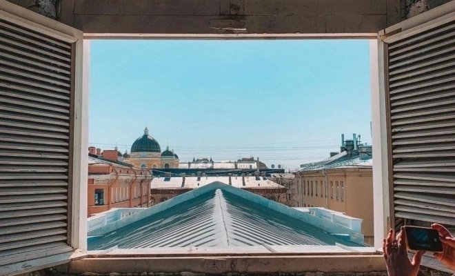 Утро на колокольне