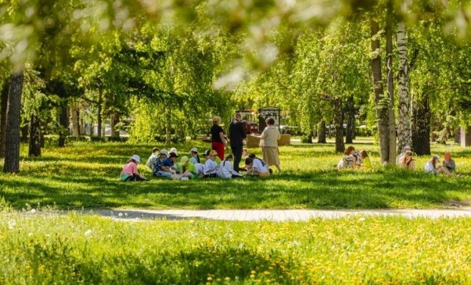 Пленэр с художником