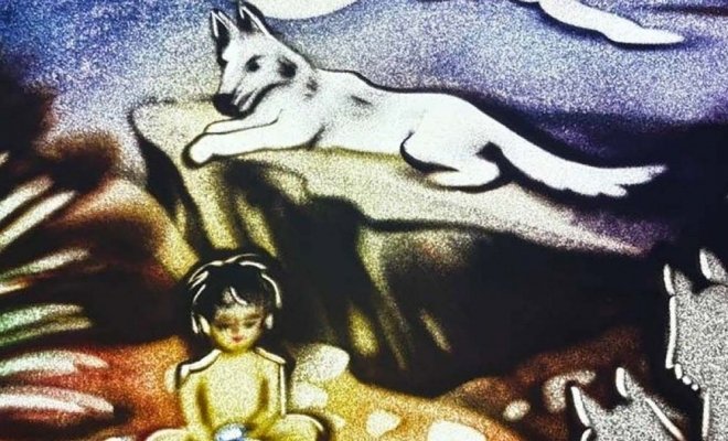 Сказка с органом и песочной анимацией. Маугли