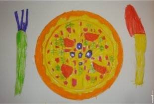 "И пусть никто не усомнится, что просто обожаю пиццу", Урусова Анастасия, 4 года