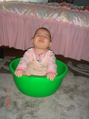 На фото Шамсутдинова Валерия в возрасте 9 месяцев.Фото прислала Шамсутдинова Ирина