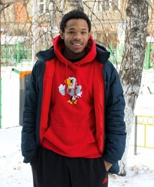 Кори, 27 лет, защитник БК «Енисей», США: «В Красноярске живут очень хорошие и милые люди, поэтому все, что мне нужно знать, это слово – «спасибо»