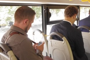 В карагандинских автобусах появился Интернет.