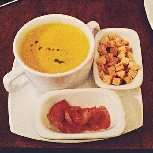 Суп из Джека: крем-суп из тыквы в кофе-холле «Крем»