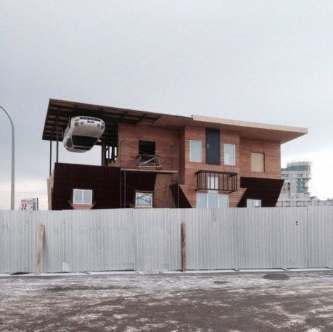 1 декабря в Красноярске откроется первый перевёрнутый дом