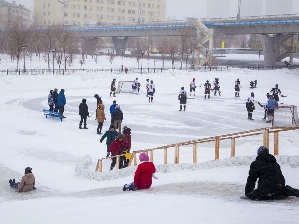 На столичном катке одновременно могут кататься более 5000 человек!