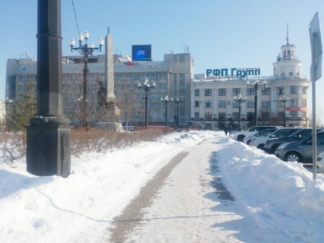 И теплые зимы бывают в Хабаровске