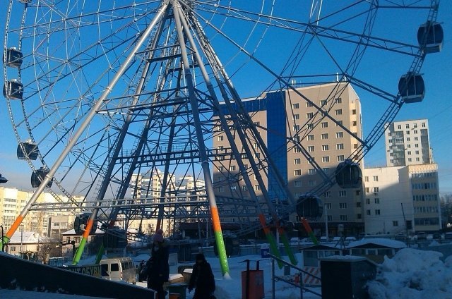 Открытие колеса обозрения состоится 21 февраля