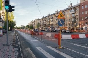 Улицу Энтузиастов перекрыли на все лето