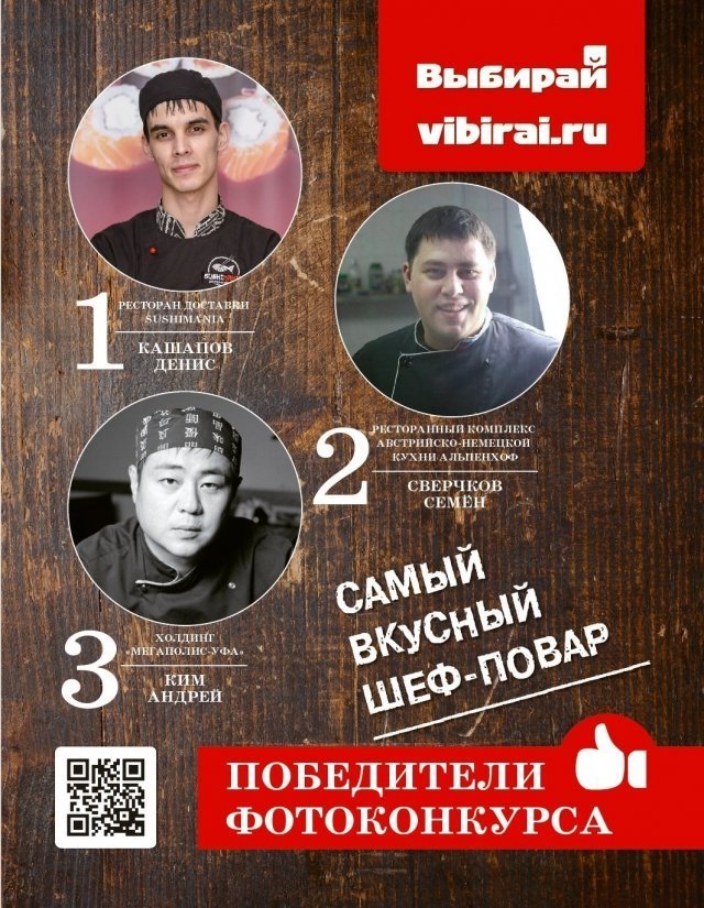 Итоги фотоконкурса "Самый вкусный шеф-повар"