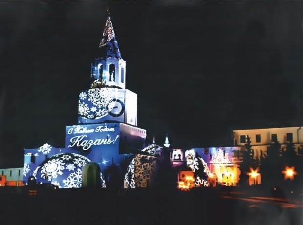 Казанцев ожидает маппинг-шоу на Спасской башне Казанского Кремля