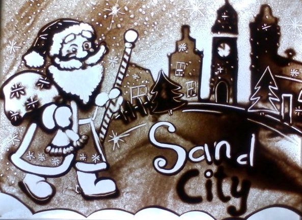 Рисование песком. Песочная анимация новый год. Песочный новый год. Песок рисунок. Рисование песком новый год.