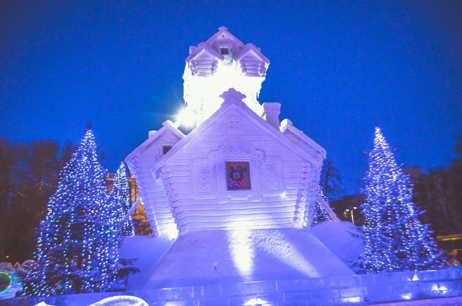 Открытие ледового городка в Екатеринбурге