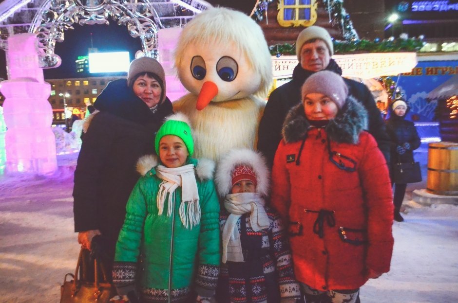 Открытие ледового городка в Екатеринбурге