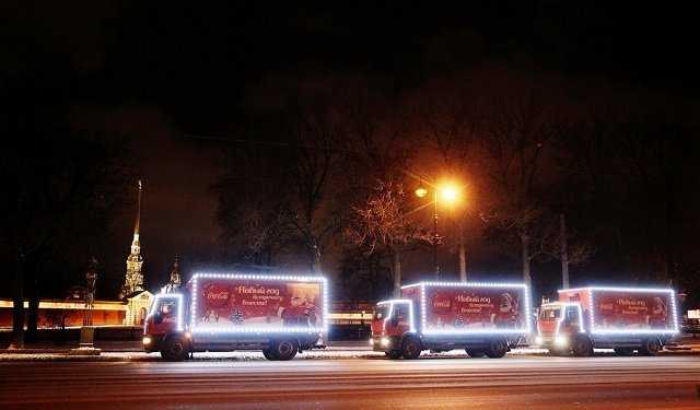 Рождественский караван Coca Cola в Челябинске совершит 4 остановки. ГРАФИК