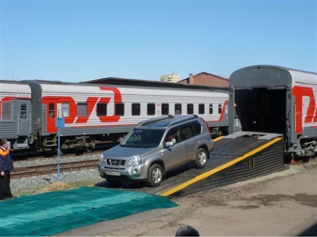 Перевезти свое авто из Казани в Москву можно будет на поезде